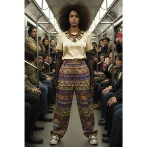 Escada Vintage Silk Blouse 80s Yellow Margaretha Ley Designer Women's Size 42 L